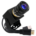 4K HDMI USB Camera H.265 3840*2160 Webcam with 2x Digital Zoom 3.6-10mm Varifocal Lens for Live Streaming Plug and Play