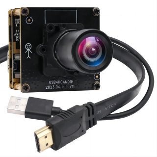 4K HDMI 0.01Lux Low Light USB Camera Module IMX415 H.265 3840*2160 Webcam for Night Vision Home Security Plug and Play