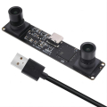 4MP 60fps Synchronization Stereo USB Camera Module Mini Dual M9 90 degree Lens 80*16.5mm Webcam USB 2.0 for 3D VR Video
