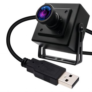 ELP 1200P 90fps Global Shutter USB Camera 2.3MP Webcam with Wide Angle No Distortion Lens for High Speed Sports Action Camera